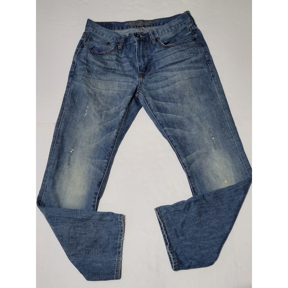 American Eagle Slim Straight Jeans Men's Size 31x30 Blue
